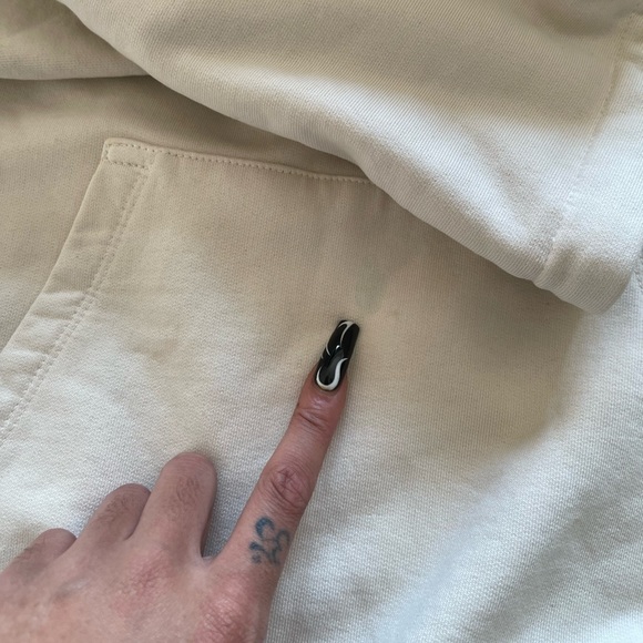 Resort corps Cream Beige Graphic Pullover Hoodie - Picture 16 of 16